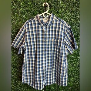 Carhartt Men’s Relaxed Fit Plaid Shirt XL